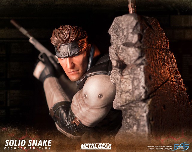  First 4 Figures《潛龍諜影》【SOLID SNAKE 固蛇】全身雕像 普通版 / 豪華版 / 光學迷彩版 / 霓虹綠光學迷彩版