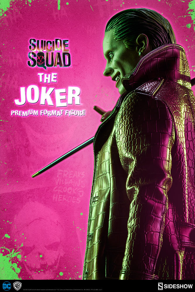 Hahahaha！！！Sideshow Collectibles 自殺突擊隊【小丑】Suicide Squad The Joker 1/4 比例全身雕像作品