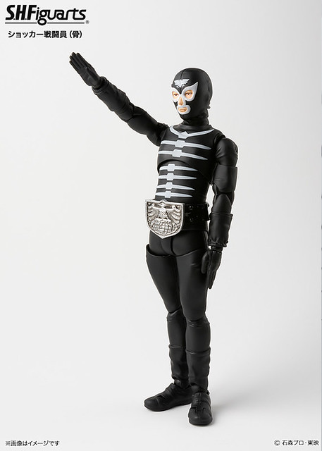 一起來加入邪惡秘密組織吧！S.H. Figuarts 修卡戰鬥員(骨) 現身！ショッカー戦闘員（骨）