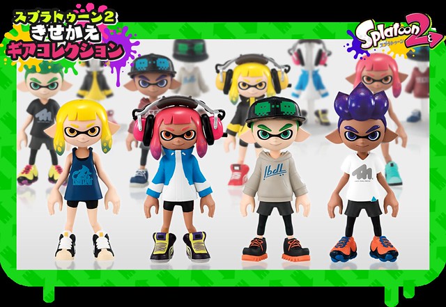 立體重現你的自豪裝備！《漆彈大作戰2》變裝玩偶系列 スプラトゥーン2 きせかえギアコレクション