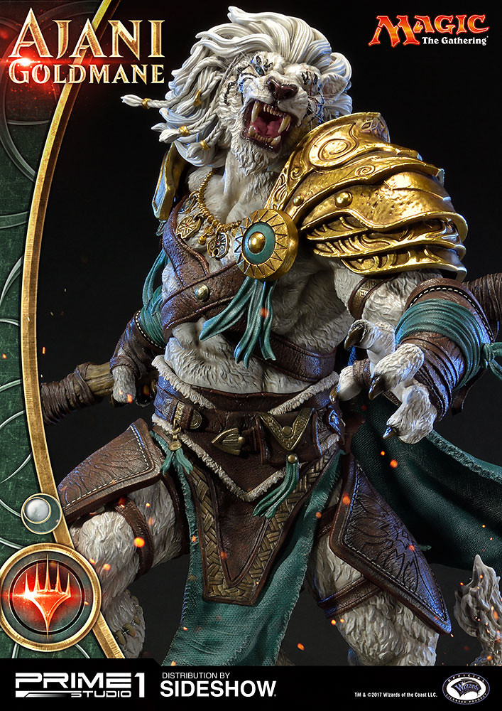 擅長施展白色法術的獅族鵬洛客！！Prime 1 Studio 魔法風雲會【金鬃阿耶尼】マジック：ザ・ギャザリング  黄金のたてがみのアジャニ PMMTG-02EX