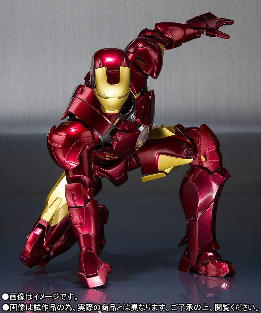 可以吃甜甜圈也太讚了吧～～S.H.Figuarts 鋼鐵人2【鋼鐵人馬克4】アイアンマン マーク4 Iron Man Mark IV