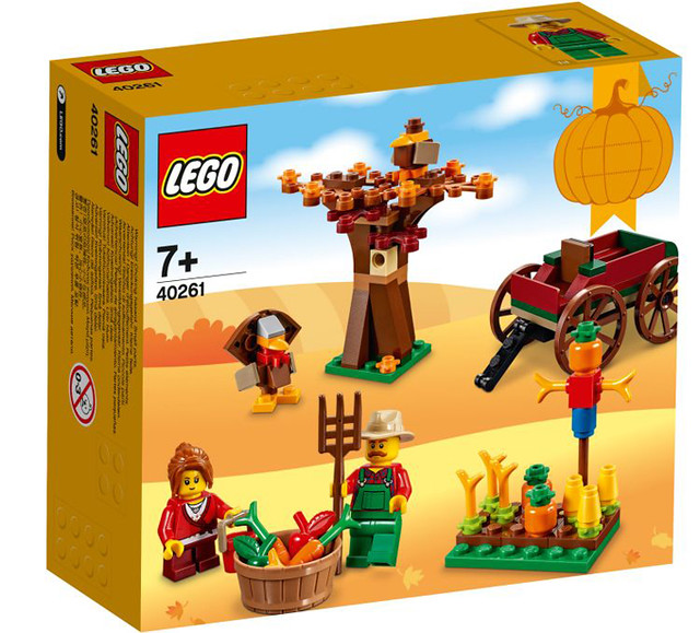 缺農作物買這組就對了～LEGO 40261【感恩節節慶包】Seasonal Thanksgiving Set 盒組清晰圖公開！