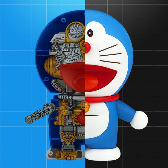 從內部構造開始製作！Figure-rise Mechanics《哆啦A夢》哆啦A夢 / 哆啦美（ドラえもん/ドラミ）