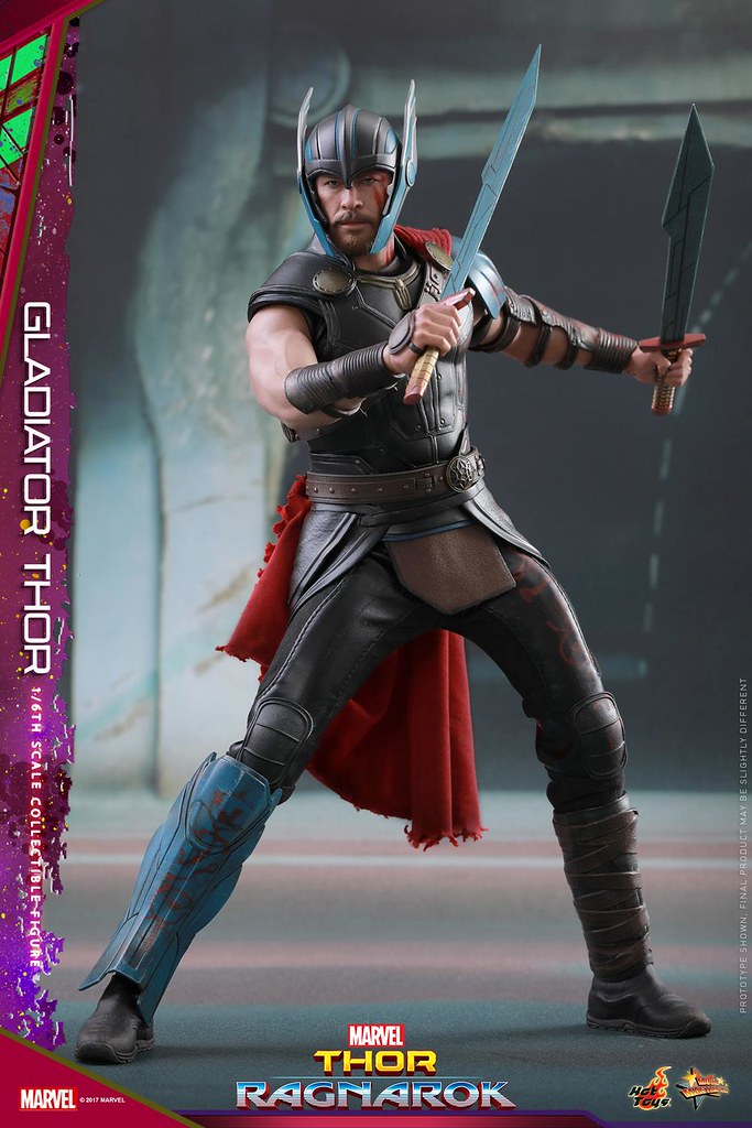 Hot Toys - MMS444 - 雷神索爾3：諸神黃昏【角鬥士索爾】Thor: Ragnarok Gladiator Thor 1/6 比例人偶作品 