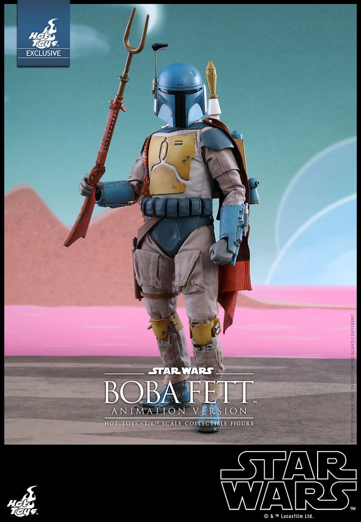 Hot Toys – TMS006 – 星際大戰【賞金獵人：波巴．費特動畫版】Boba Fett Animation Ver. 1/6 比例人偶作品