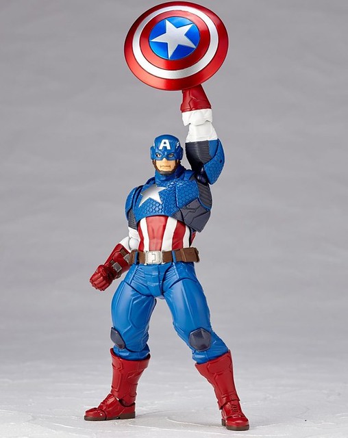 海洋堂 Amazing Yamaguchi 正義的化身「美國隊長」最新作！figure complex AMAZING YAMAGUCHI Captain America キャプテン・アメリカ