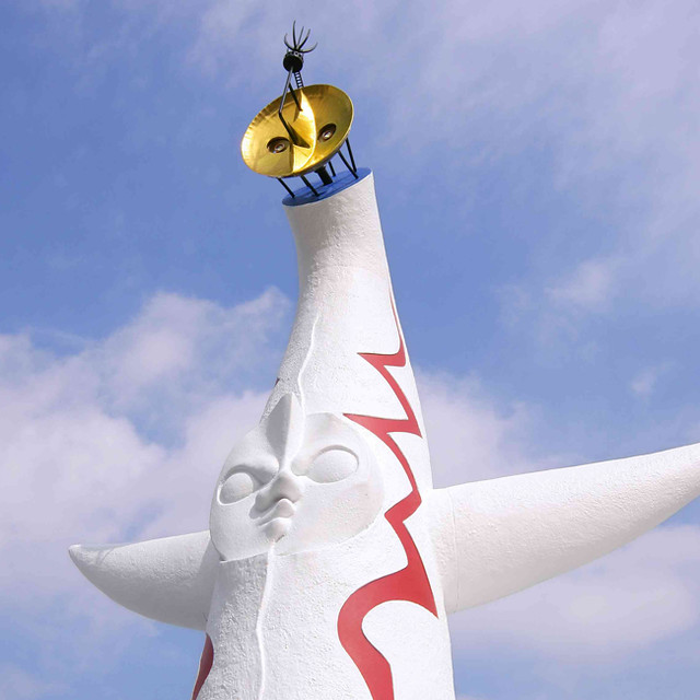 海洋堂1/144比例岡本太郎『太陽之塔』塗裝完成模型（太陽の塔塗装済み完成モデル）【再次販售】 | 玩具人Toy People News