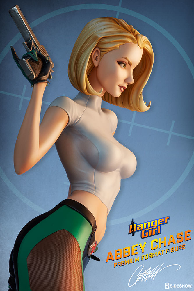 這樣真的太危險～～Sideshow Collectibles 危險女孩【艾比·琪絲】Danger Girl Abbey Chase 1/4 比例全身雕像作品