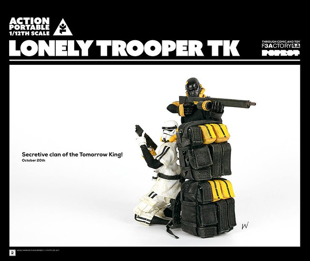 神秘部隊參上！！ threeA Action Portable 系列【Lonely Trooper TK