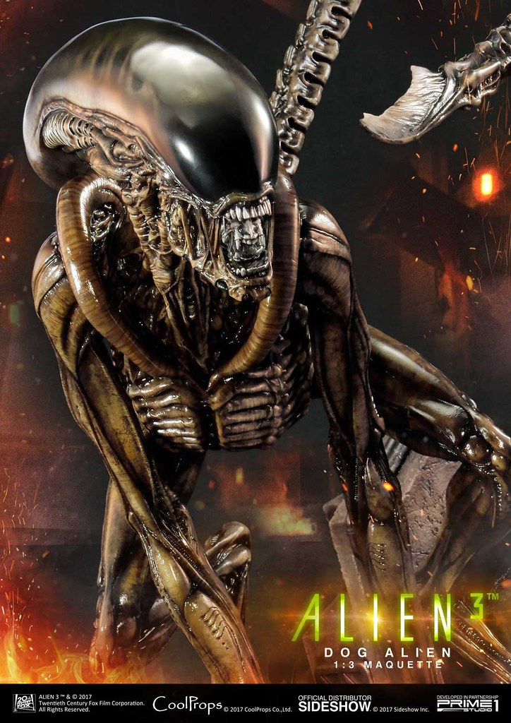 史上最恐怖的看門狗！！ Prime 1 Studio《異形3》異形狗 Alien 3 Dog Alien ドッグエイリアン MMAL-01DX 1/3 比例全身雕像作品豪華版