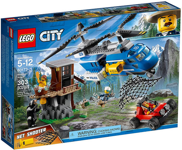 全新的黑熊跟裸體胸毛大叔太有趣啦～～LEGO 60173、60179、60180、60181、60182、60183 城市系列 2018年上半部分盒組 Part 1 ！！