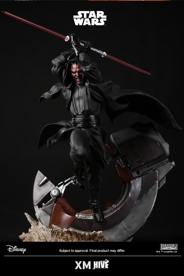 極具躍動性的魄力姿態，從地獄歸來的復仇者！！ XM Studios Premium Collectibles 系列《星際大戰》達斯·魔 Darth Maul 1/4 比例全身雕像作品