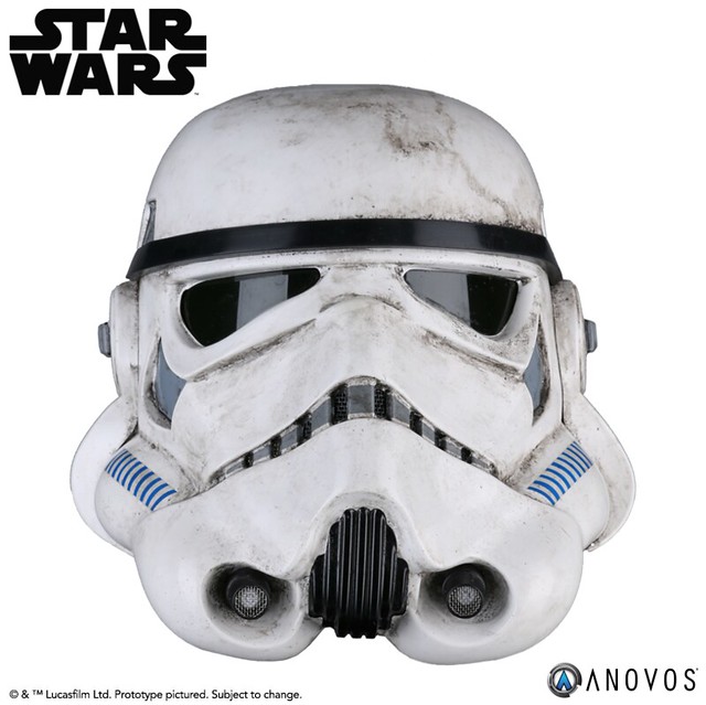 ANOVOS《星際大戰四部曲：曙光乍現》帝國沙漠兵 STAR WARS™ Sandtrooper™ Helmet Accessory 1：1 比例頭盔道具複製品