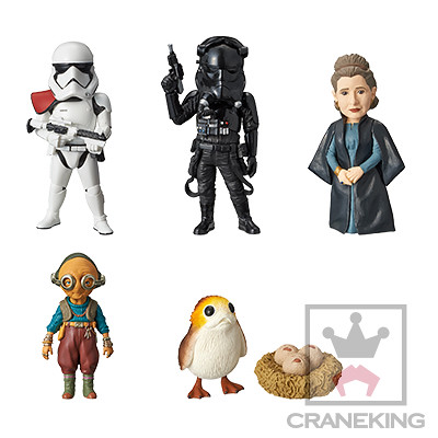 WCF《星際大戰：最後的絕地武士》新系列作「第三彈」登場！スター・ウォーズ／最後のジェダイ　ワールドコレクタブルフィギュア vol.3