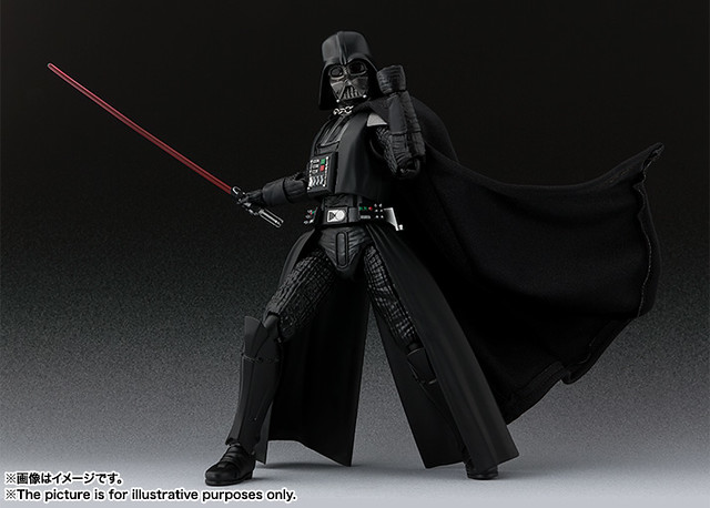 【新增高解析官圖】經典的師徒對決即將再現？！ S.H.Figuarts《星際大戰四部曲：曙光乍現》黑武士 達斯·維德 Darth Vader (A NEW HOPE)