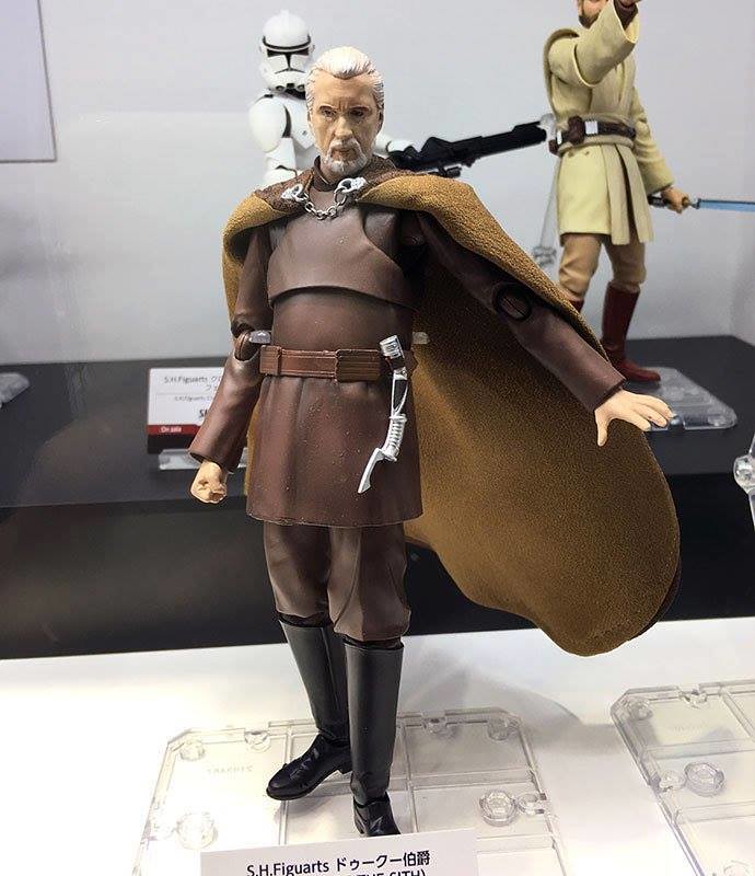 狡猾沉著的謀略家！！S.H.Figuarts《星際大戰三部曲：西斯大帝的復仇》杜庫伯爵 Count Dooku 試作樣品公開！！