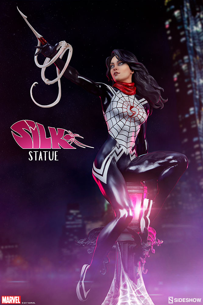 「當我以這個形象出現時，請叫我蛛絲。」Sideshow Collectibles 蜘蛛宇宙系列【蛛絲】Spider-Verse Collection Silk 1/5 比例全身雕像作品
