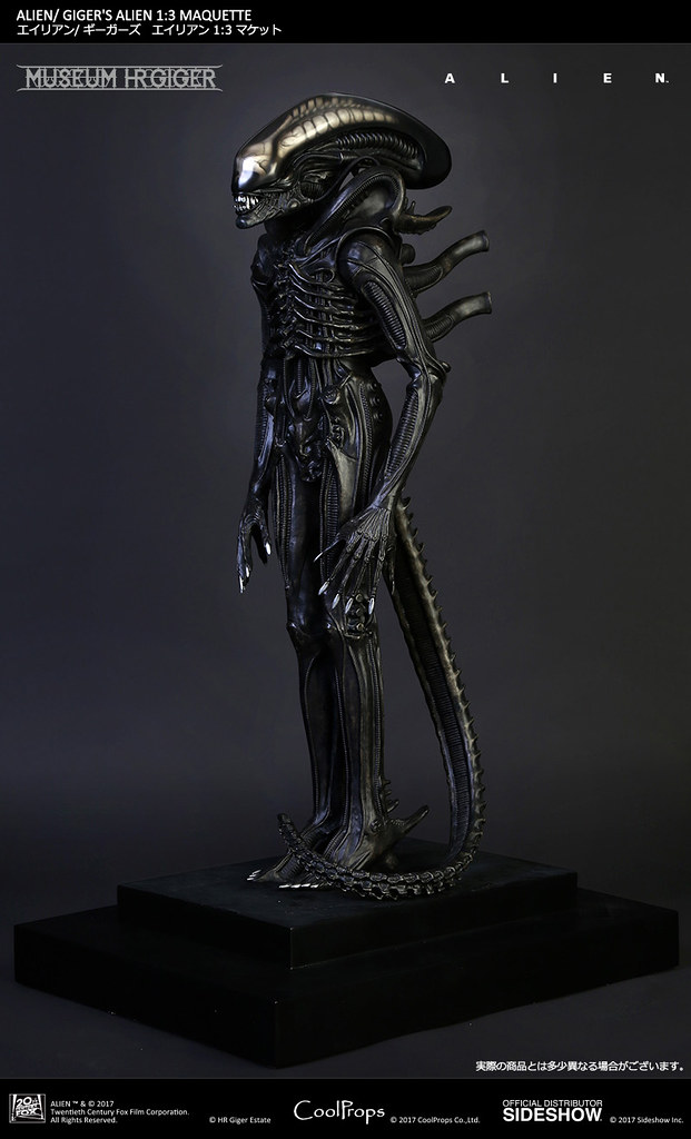 極致的異形傑作！！ CoolProps x HR Giger 博物館《異形》異形 Giger's Alien 1/3 比例全身雕像作品