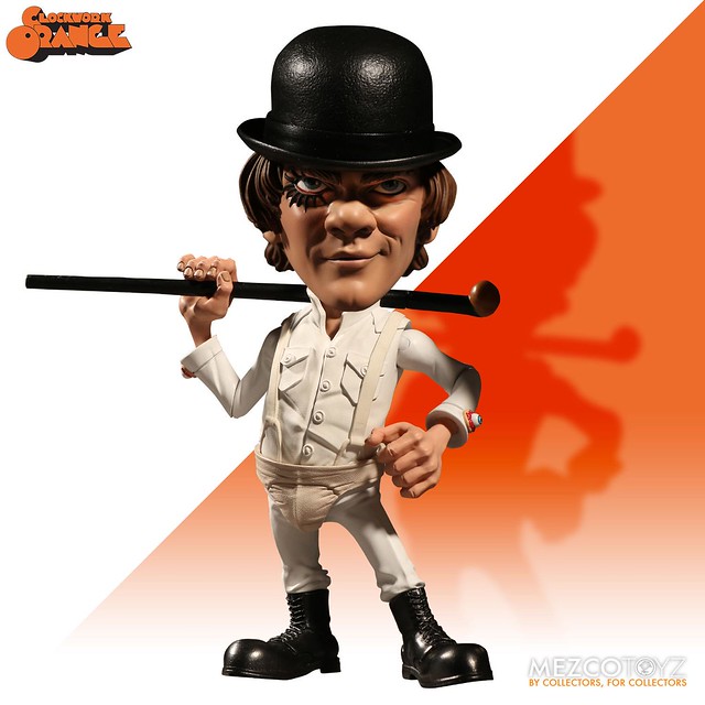 雖然是Q版，那眼神還是令人不寒而慄～MEZCO Vinyl Figures 系列《發條橘子》艾力克斯 Stylized A Clockwork Orange Alex DeLarge