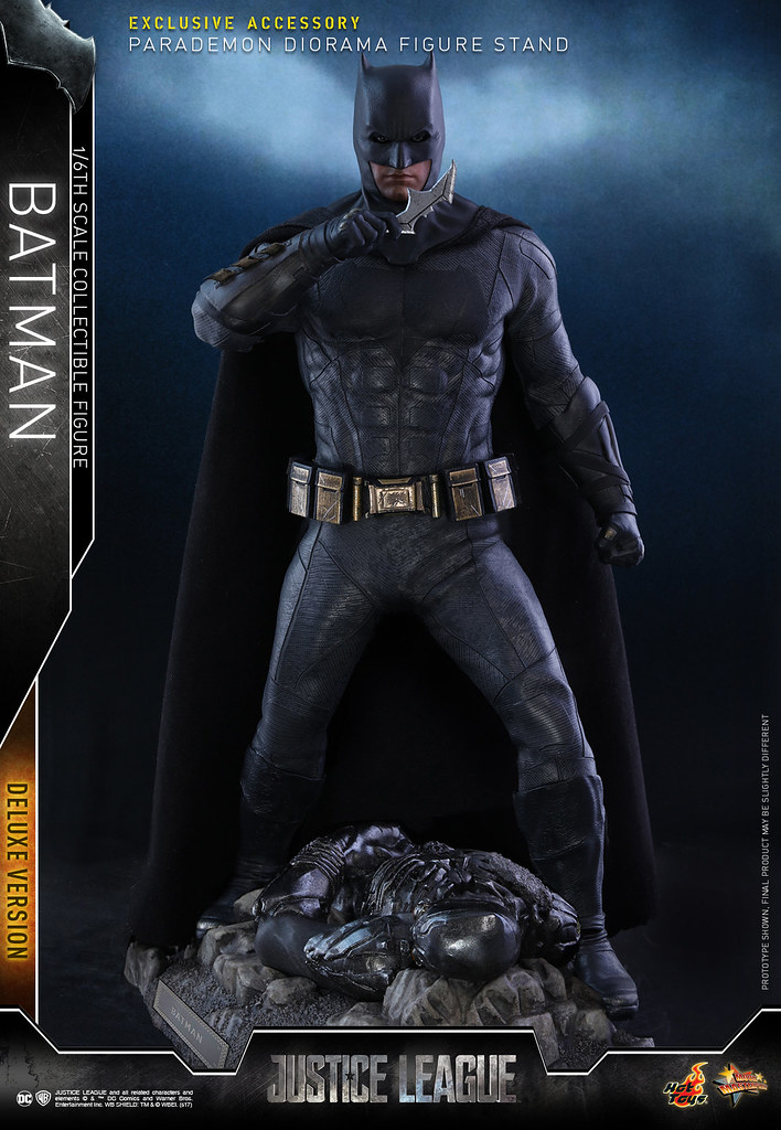 附屬超豪華的情境地台！Hot Toys - MMS456 - Justice League - 1/6th scale Batman (Deluxe Version)