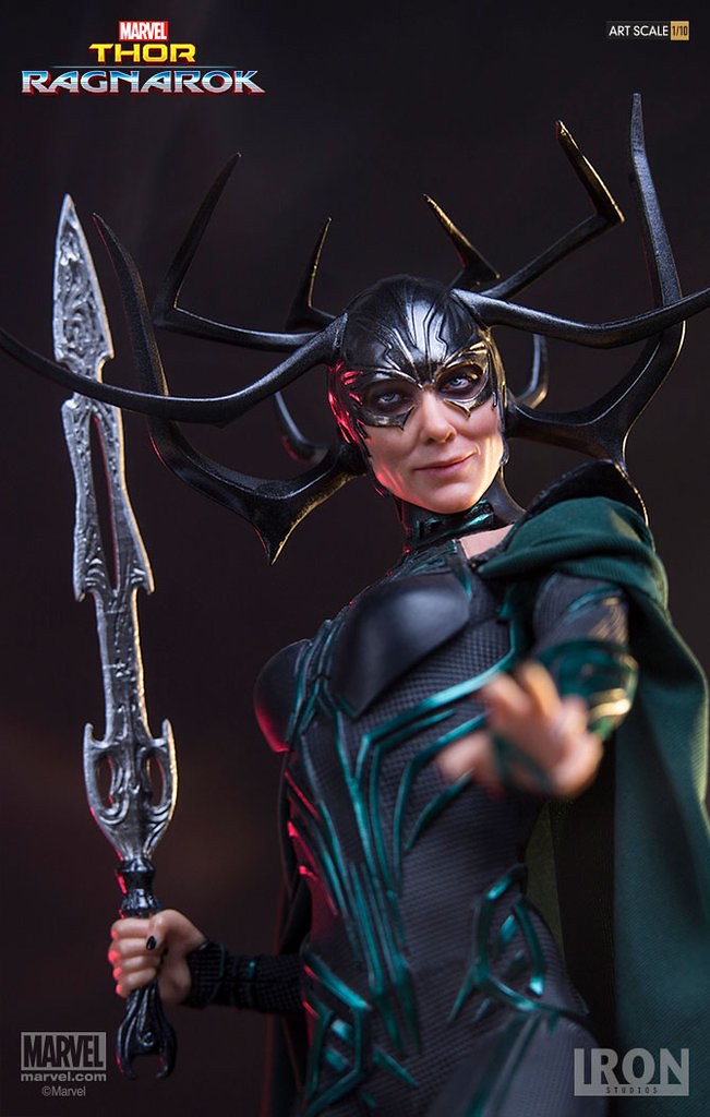 全都給我跪下！ Iron Studios Battle Diorama 系列《雷神索爾3：諸神黃昏》海拉 Thor: Ragnarok Hela 1/10 比例決鬥場景作品