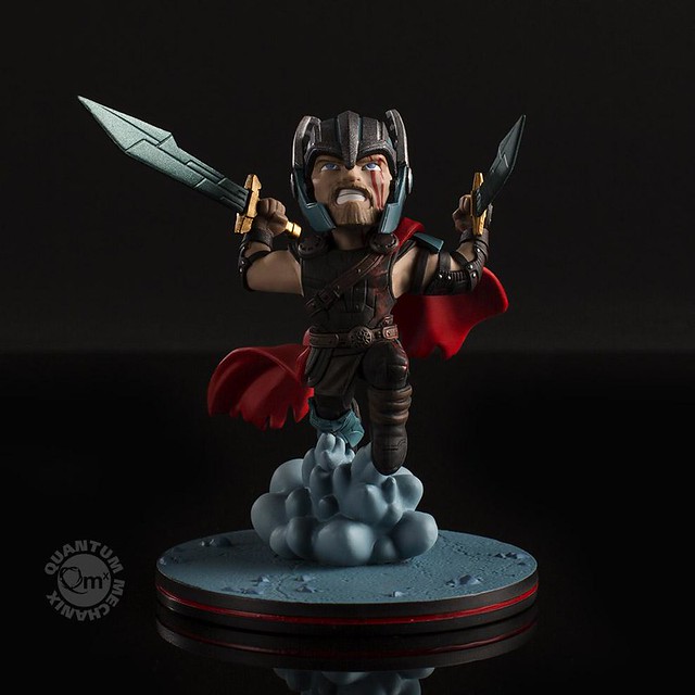 飛躍吧！雷霆之神～ Quantum Mechanix Q-Fig 系列《雷神索爾3：諸神黃昏》索爾 Thor – Thor: Ragnarok Q-Fig Diorama