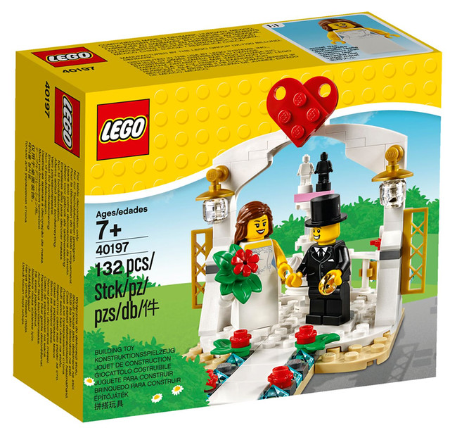 想婚惹～♥ 送給喜愛樂高的另一半吧！！LEGO 40187、40197【玫瑰花＆雛菊、婚禮場景組】Seasonal Flowers、Wedding Favour