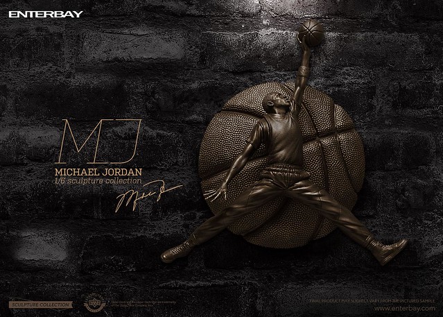 飛人再現！！ENTERBAY 籃球之神【麥可·喬丹】Michael Jordan 1/6 比例雕像作品 青銅限定版