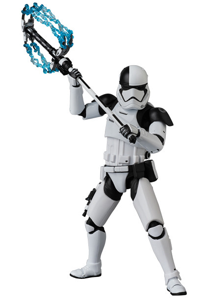 附屬電流配件看起來更具魄力！！ MAFEX《STAR WARS：最後的絕地武士》第一軍團處刑者風暴兵 First Order Stormtrooper Executioner【日本地區限定發行】