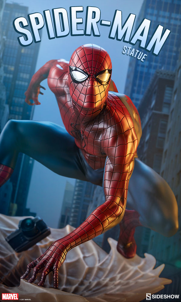 最讚的友善好鄰居～ Sideshow Collectibles 蜘蛛宇宙系列【蜘蛛人】Spider-Verse Collection Spider-Man 1/5 比例全身雕像作品