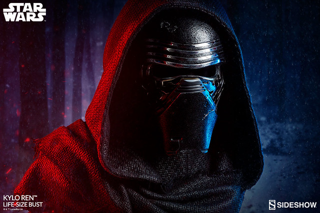 史上最顧人怨的胸像？！ Sideshow Collectibles 星際大戰【凱羅·忍】Kylo Ren 1：1 比例半身胸像作品