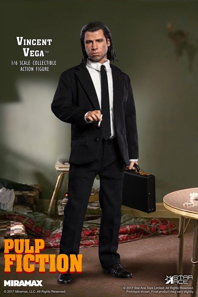 影史經典的妞妞舞殺手！Star Ace Toys - 《黑色追緝令》1/6 比例文生·韋格 Vincent Vega