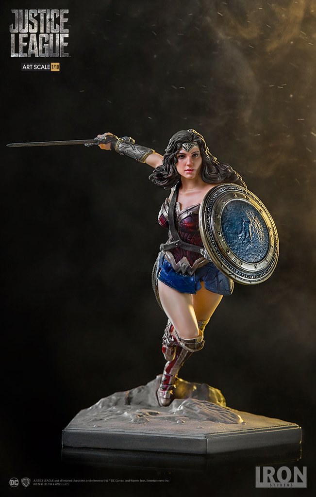 向前衝吧～女神！！ Iron Studios《正義聯盟》神力女超人 Justice League Wonder Woman 1/10 比例全身雕像作品