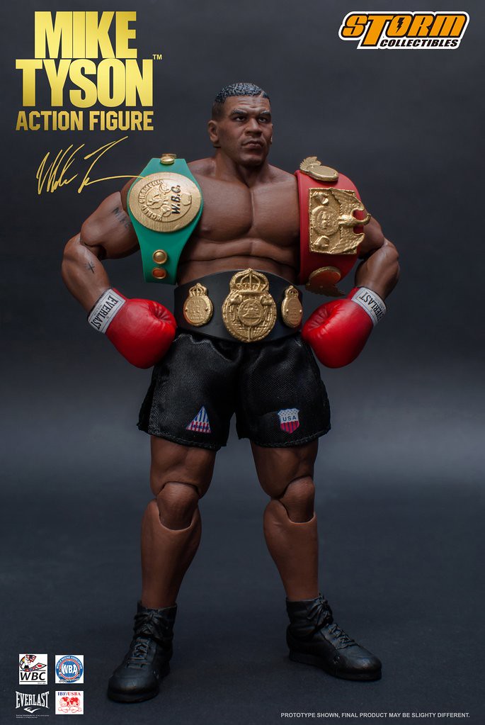 最年輕的世界重量級冠軍！！ Storm Collectibles【麥克·泰森】Mike Tyson 1/12 比例可動人偶作品