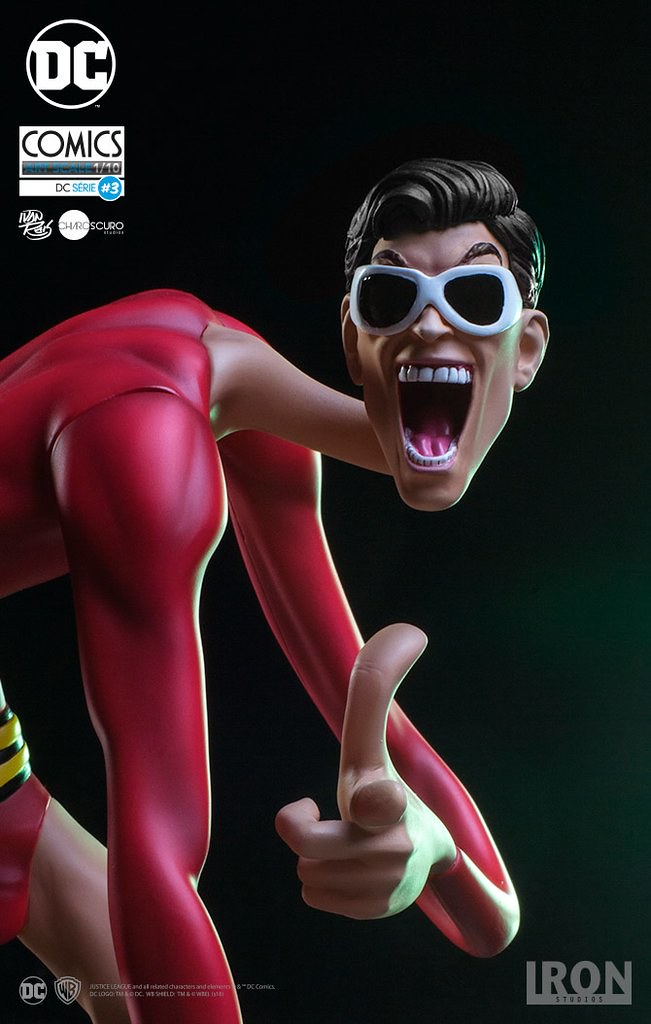 伸縮自如的爆笑英雄！！Iron Studios DC Comics【塑膠人】Plastic Man by Ivan Reis 1/10 比例雕像作品
