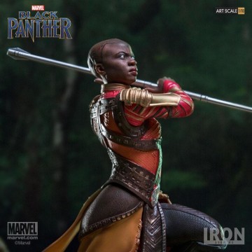 Wakanda Forever!!! Iron Studios Battle Diorama 系列《黑豹》奧科耶 Okoye 1/10 比例決鬥場景雕像作品