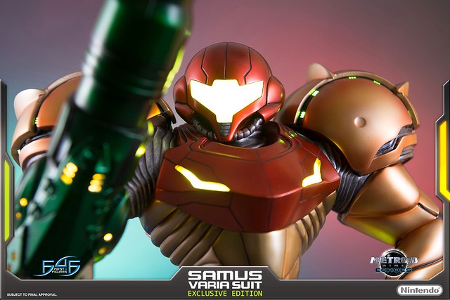 First 4 Figures《銀河戰士》莎姆斯‧亞蘭 能量裝甲（Samus Aran VARIA SUIT）全身雕像  一般版 / 豪華版