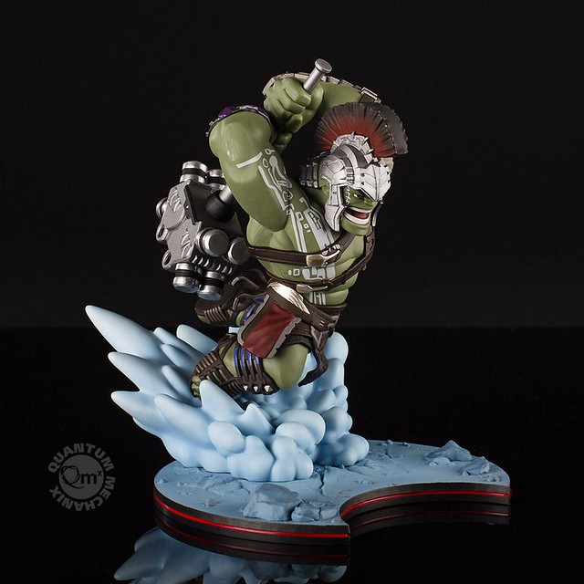 這樣的冠軍太可愛啦～Quantum Mechanix Q-Fig 系列《雷神索爾3：諸神黃昏》浩克 Hulk – Thor: Ragnarok Q-Fig Max Diorama