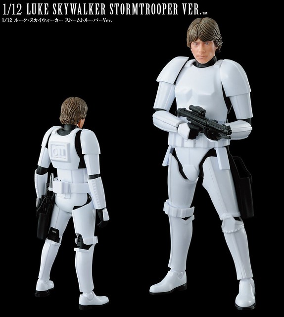 嶄新技術讓模型擁有逼真頭雕！BANDAI - 路克‧天行者 帝國風暴兵 Ver. LUKE SKYWALKER STROMTROOPER Ver.™ ルーク・スカイウォーカー ストームトルーパーVer.™