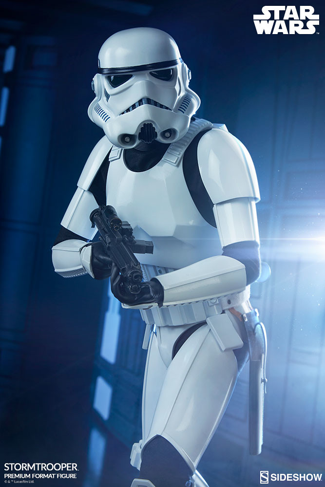 老韓 4 ni～？Sideshow Collectibles Premium Format Figure 系列《星際大戰四部曲：曙光乍現》帝國風暴兵 Stormtrooper 1/4 比例全身雕像作品
