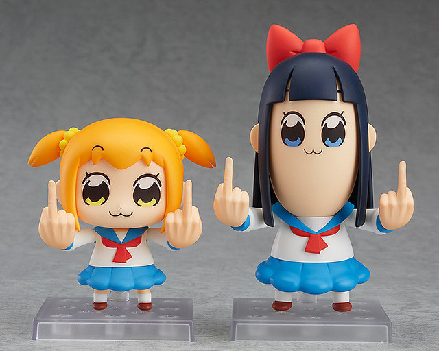 動畫化後破壞力再提昇！黏土人《POP TEAM EPIC》POP子、PIPI美（ねんどろいど ポプ子、ピピ美）【再次販售】
