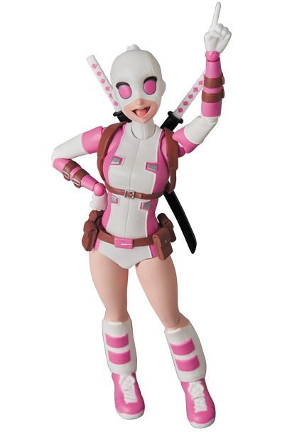 企鵝跟鯊魚後背包實在太可愛了～MAFEX Marvel Comics【關侍】Gwenpool 洋溢著青春氣息粉色登場～！