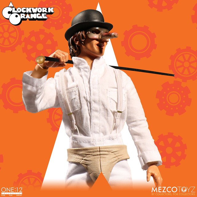 附上被揍的頭雕實在太讚啦～ MEZCO ONE：12 COLLECTIVE 系列《發條橘子》艾力克斯 A Clockwork Orange Alex DeLarge