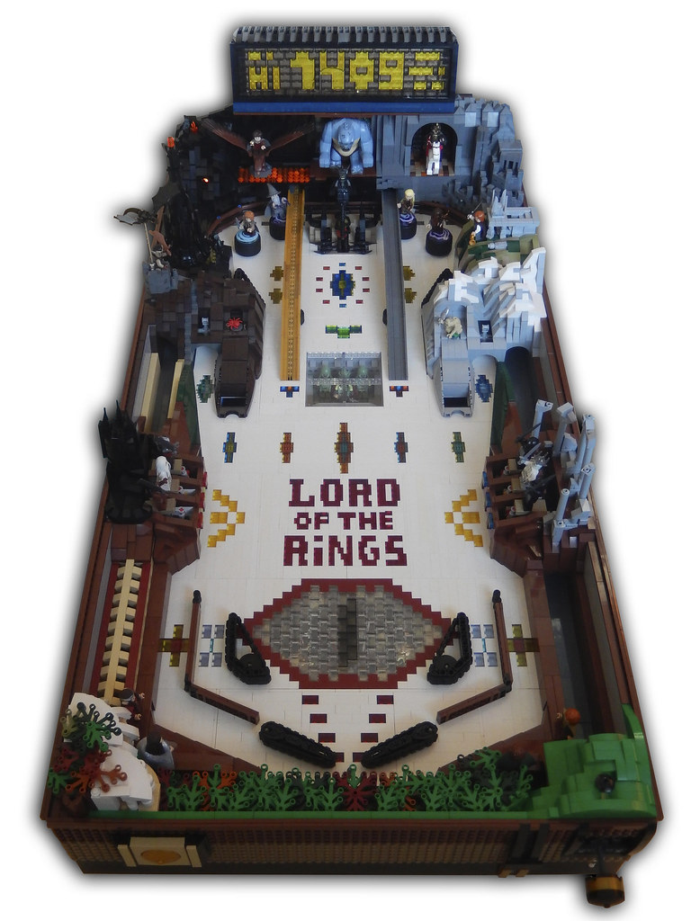 拜託，可以讓我玩玩看嘛？！Vladimir van Hoek 樂高MOC 作品【魔戒樂高彈珠台】LEGO Lord of the Rings Pinball