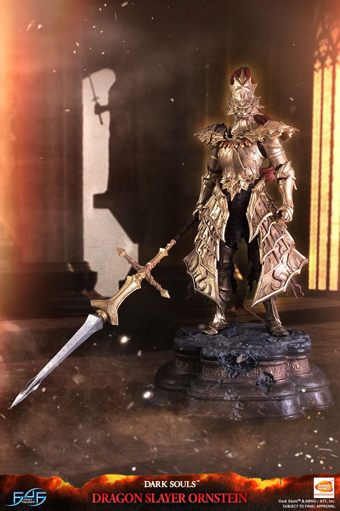 First 4 Figures《黑暗靈魂》獵龍者 翁斯坦（DRAGON SLAYER ORNSTEIN）全身雕像 普通版/限定版