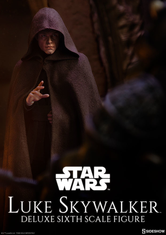 一次擁有三種帥氣造型～！ Sideshow Collectibles《星際大戰六部曲：絕地大反攻》路克·天行者 豪華版 Luke Skywalker Deluxe 1/6 比例人偶作品