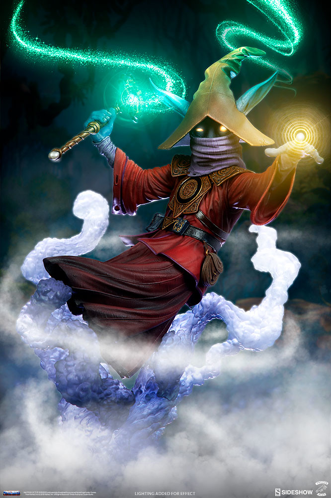 有點靠不住的可愛小巫師！ Sideshow Collectibles《太空超人》歐爾可 Masters of the Universe Orko 全身雕像作品