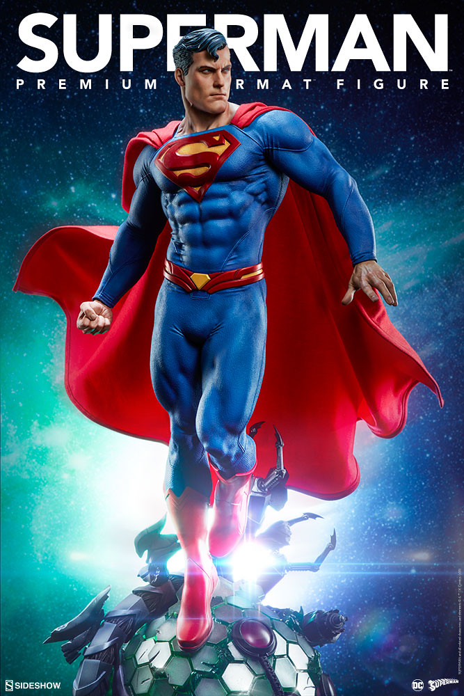 無敵的鋼鐵之軀登場～！ Sideshow Collectibles Premium Format Figure 系列 DC Comics【超人】Superman 1/4 比例全身雕像作品