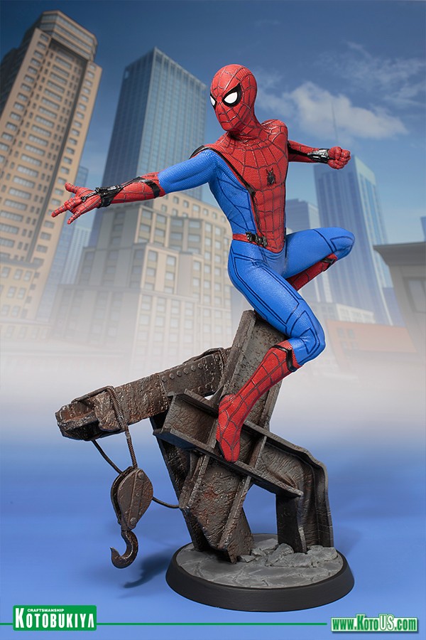 壽屋 ARTFX 系列《蜘蛛人：返校日》蜘蛛人 Spider‐Man 1/6 比例全身雕像作品
